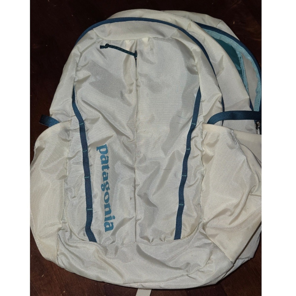 Patagonia Refugio 28L Backpack Cream Teal Hiking Laptop Bag